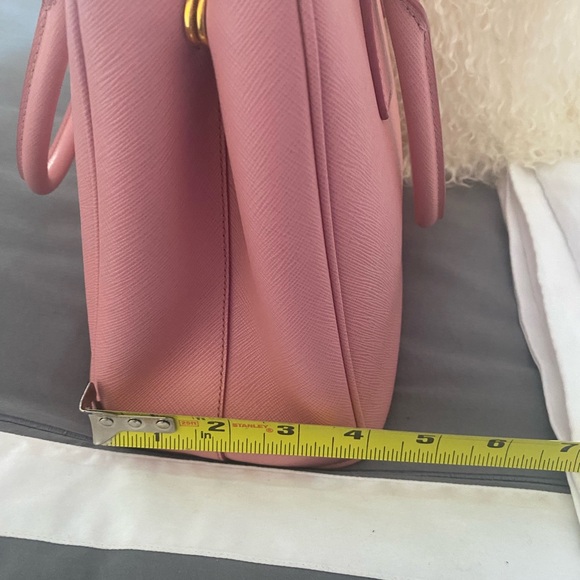Prada Pink Saffiano Leather Satchel - Picture 14 of 15